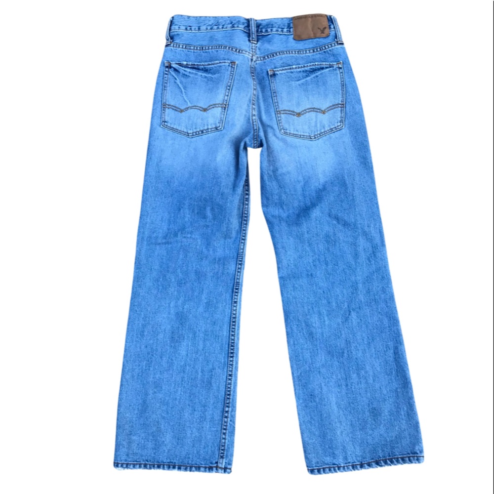 American Eagle Men’s Bootcut Jeans - Faded Blue - 28/28 - Picture 2 of 2